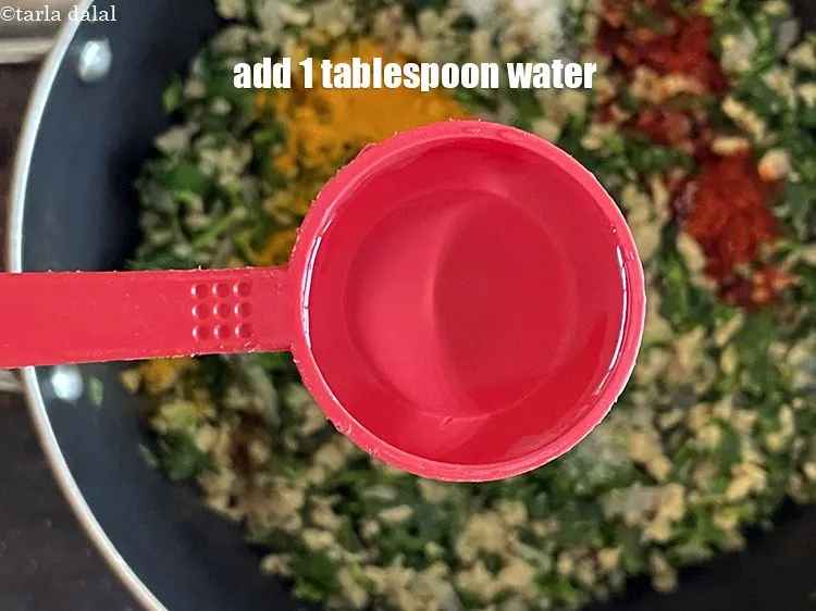 Step 21 – Add&nbsp;1 tbsp of water.