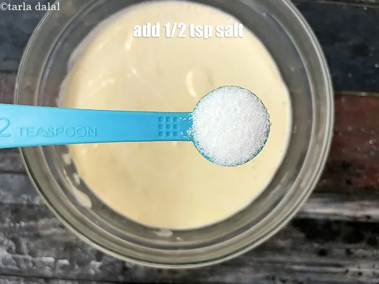 Step 17 – Add salt to taste. We added <strong>1&nbsp;tsp</strong> salt.