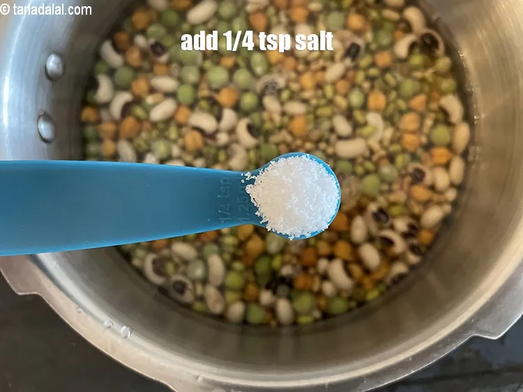 Step 16 – Add salt to taste. We added 1/4 tsp salt.