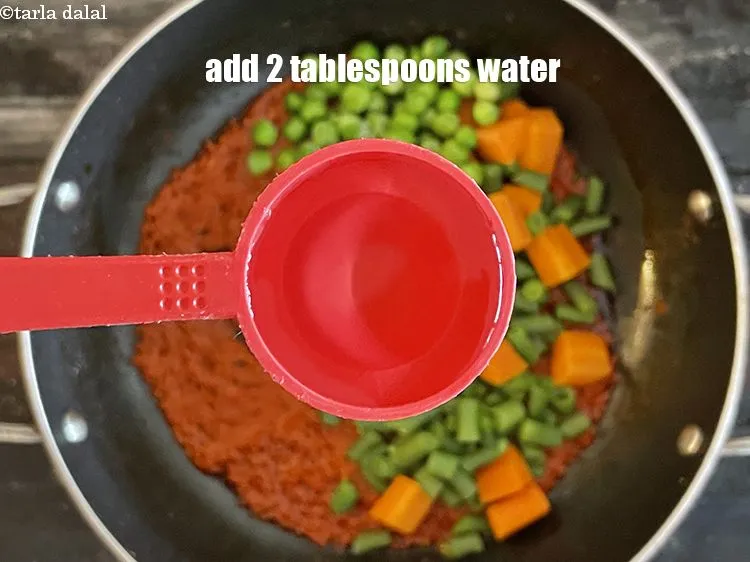 Step 17 – Add&nbsp;2 tbsp of water.