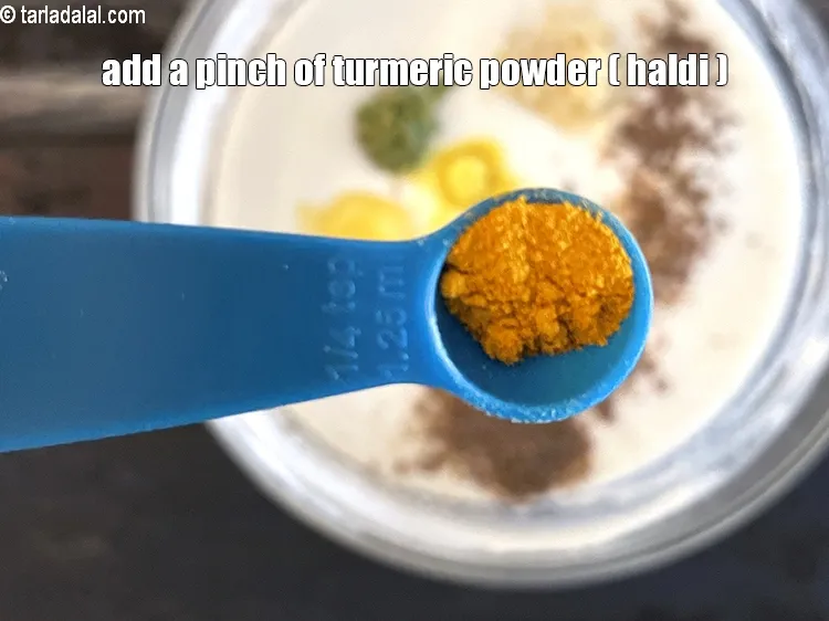 Step 19 – Add&nbsp;<meta charset="UTF-8" />a pinch&nbsp;<a href="glossary-turmeric-powder-haldi-645i">turmeric powder (haldi)</a>.