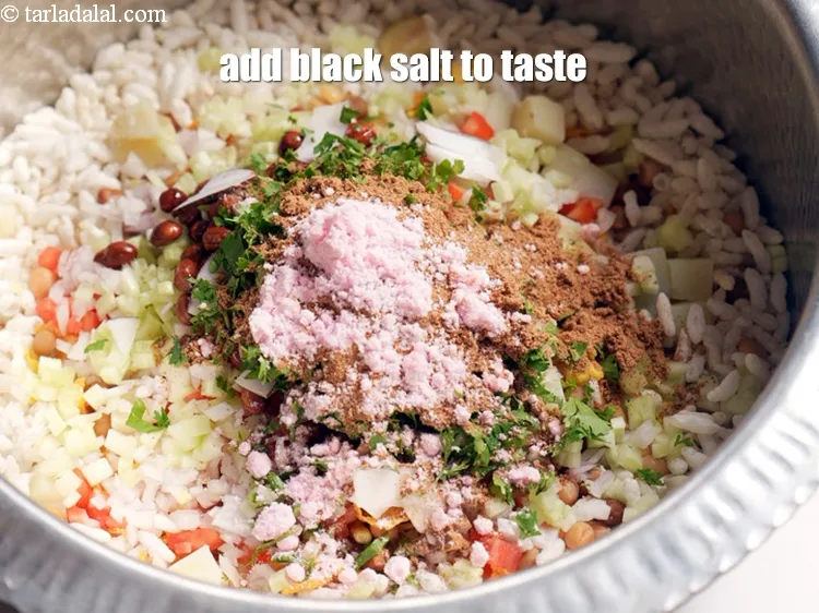 Step 17 – Add <a href="https://www.tarladalal.com/glossary-black-salt-sanchal-kala-namak-422i">black salt (sanchal)</a>&nbsp;to taste.