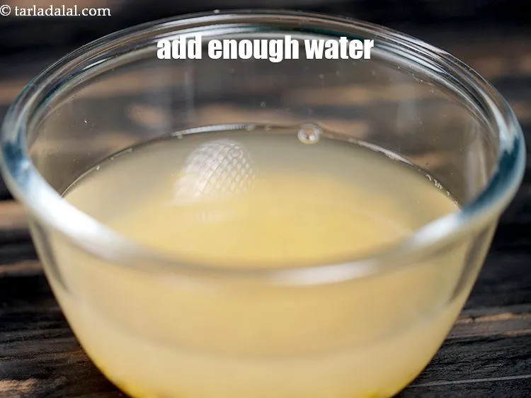 Step 17 – Add enough water.&nbsp;