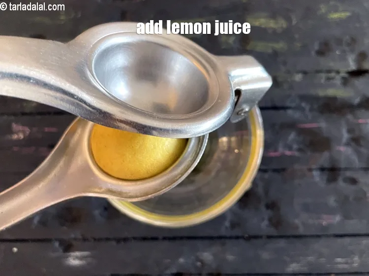 Step 16 – Add&nbsp;<meta charset="UTF-8" />1 tsp&nbsp;<a href="glossary-lemon-juice-numbi-ka-ras-nimbu-ka-juice-471i">lemon juice</a>.