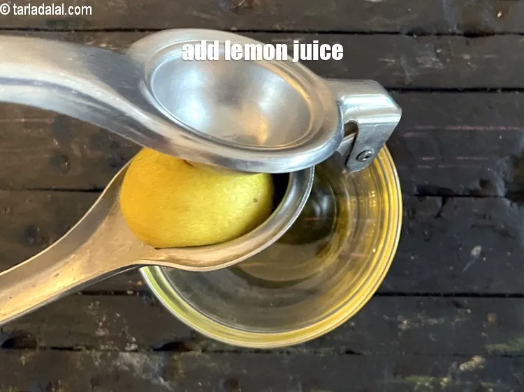 Step 16 – Add&nbsp;<meta charset="UTF-8" />2 tsp&nbsp;<a href="glossary-lemon-juice-numbi-ka-ras-nimbu-ka-juice-471i">lemon juice</a>.