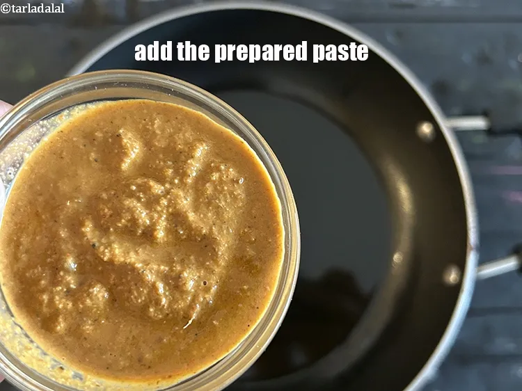 Step 24 – Add the prepared paste.