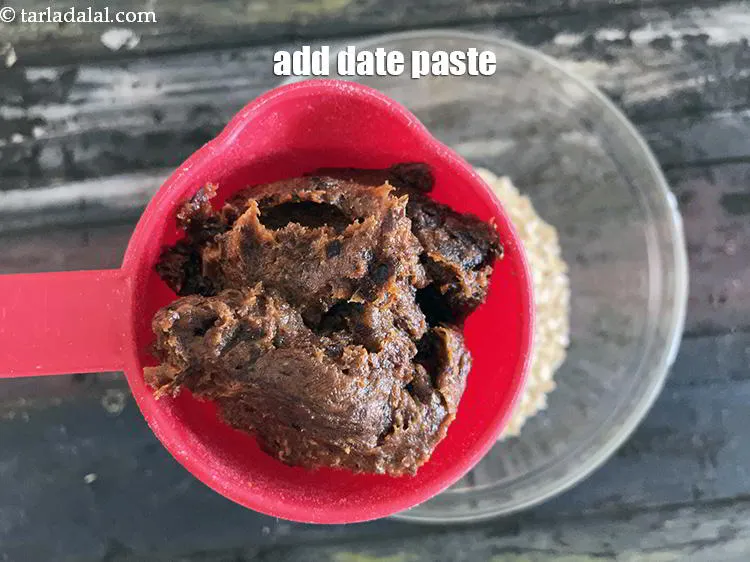 Step 16 – Add date paste. See above on how we made date paste.