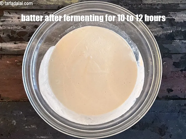 स्टेप 17 – किण्वन के बाद बैटर।