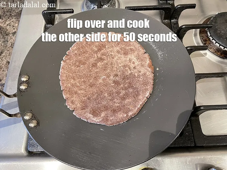 Step 17 – Flip over and cook the other side for 50 seconds.