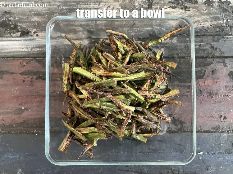 Step 20 – Transfer to a bowl.