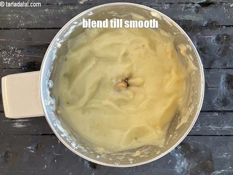 Step 18 – Blend till smooth.