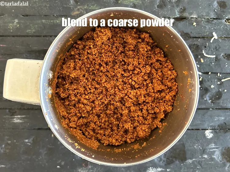 Step 16 – Blend to a coarse powder.