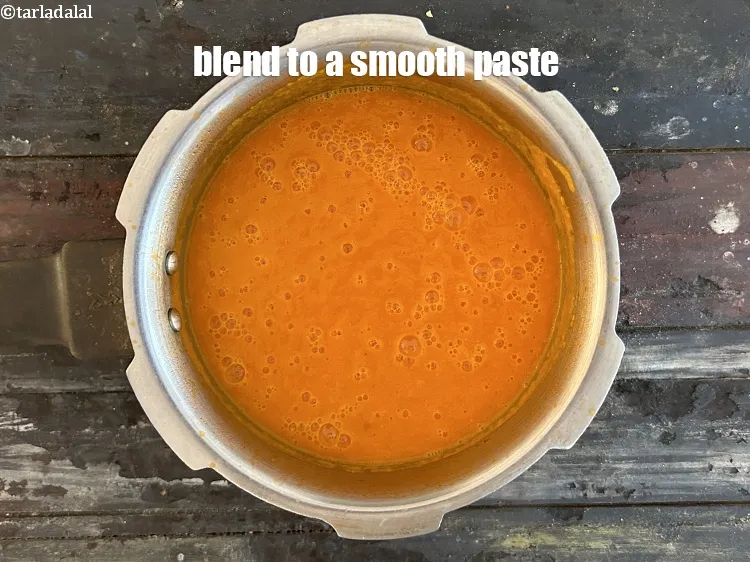 Step 16 – Blend to a smooth mixture.