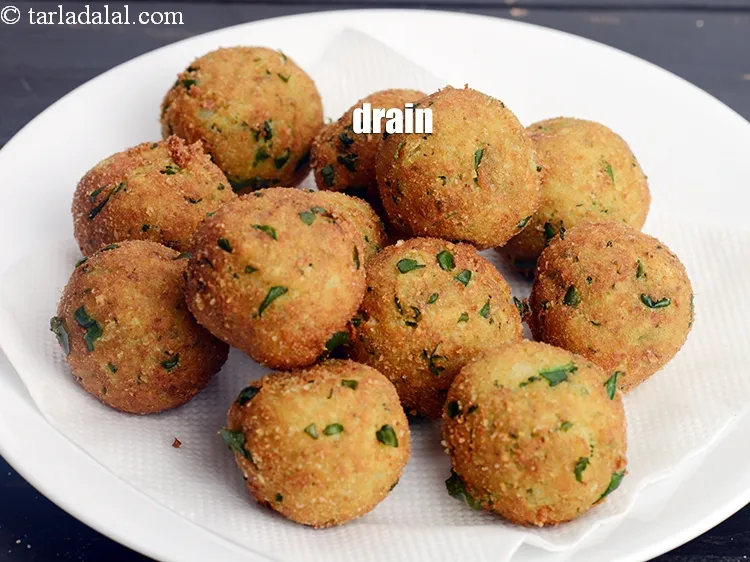 Step 15 – Drain on absorbent paper.