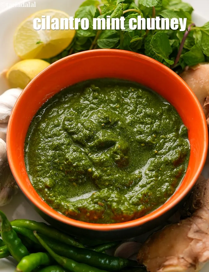 Step 26 – Enjoy&nbsp;<strong>Teekha Pudina Chutney.</strong>