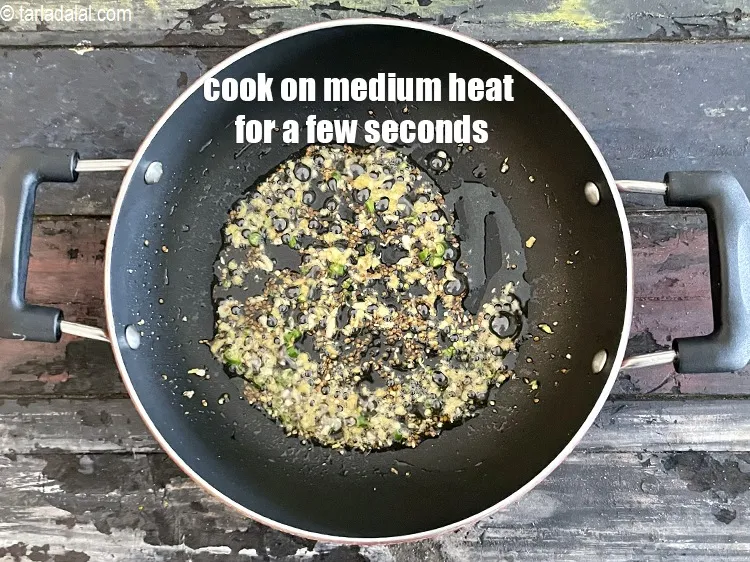Step 27 – Cook on medium heat for a few seconds.