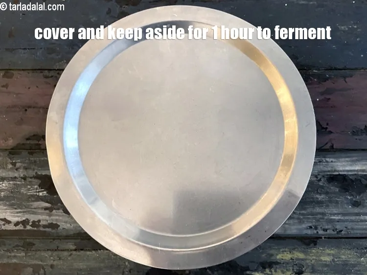 Step 16 – Cover and keep aside to ferment for 1 hour.