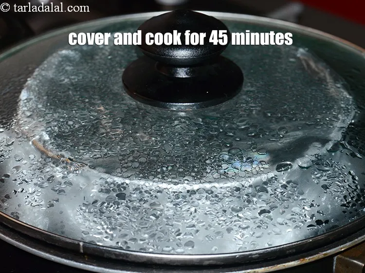 Step 22 – Do not open the lid for atleast 25 minutes while its cooking, otherwise the steam …