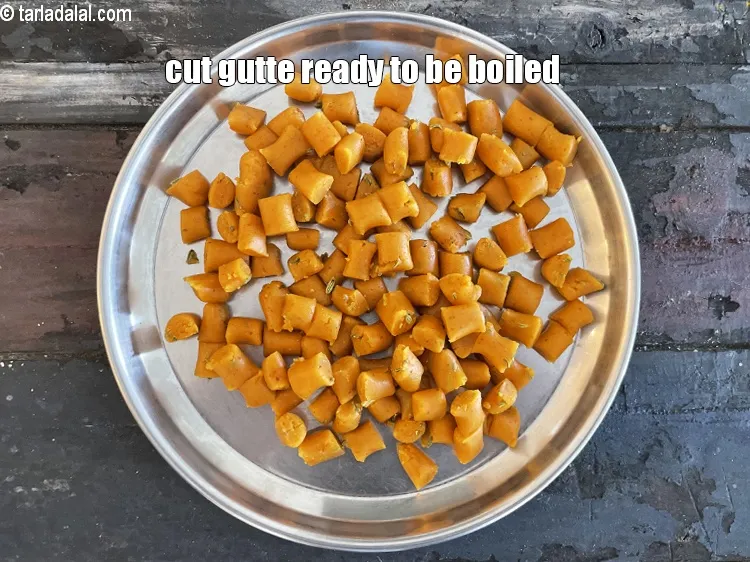 Step 16 – Cut gatte ready to be boiled.