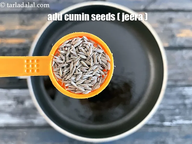 Step 16 – Add&nbsp;<meta charset="UTF-8" />1 tsp&nbsp;<a href="glossary-cumin-seeds-jeera-zeera-381i">cumin seeds (jeera)</a>.