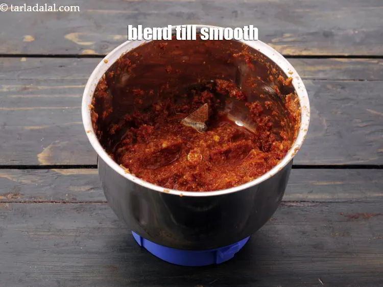 Step 23 – Cover with a lid and blend till smooth.