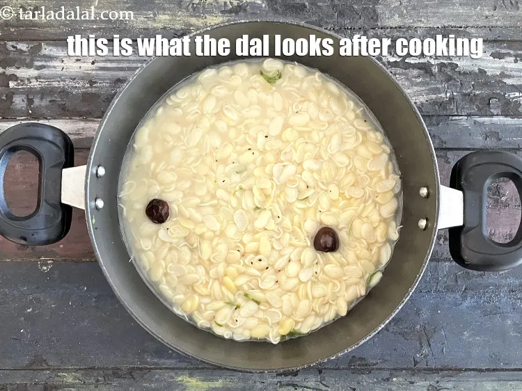 Step 32 – This is what the vaal ni dal looks like after cooking.