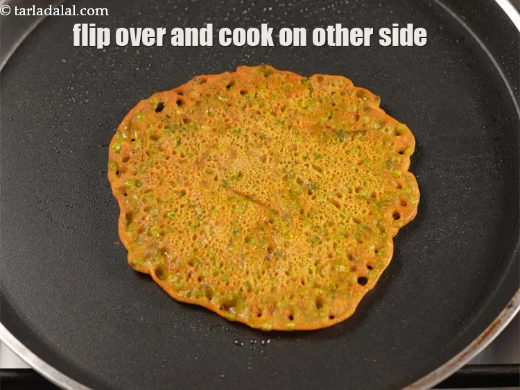 Step 16 – Flip over and cook on the other side as well.