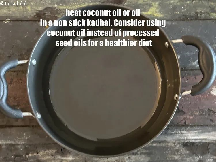 Step 16 – <html><head></head><body><p>To make <strong>fansi dhokli recipe | Gujarati French beans sabzi | healthy&nbsp;fansi dhokli |&nbsp;</strong>heat the …