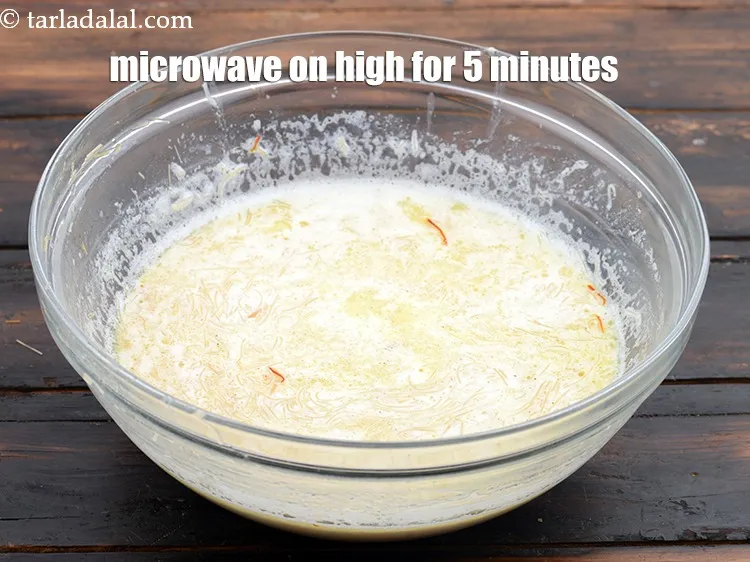 Step 16 – Microwave on high for 5 minutes, while stirring once in between in between after 2&frac12; …