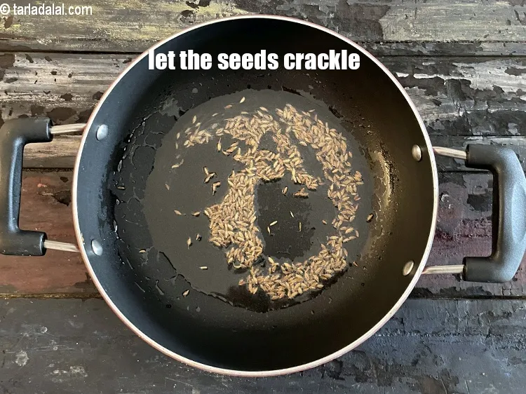 Step 23 – Let the seeds crackle.