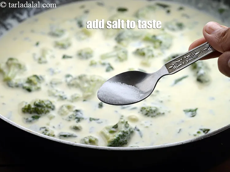 Step 16 – Add the salt to taste.