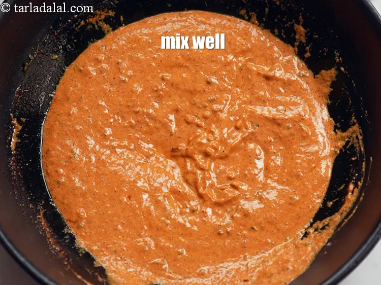 Step 16 – Mix well till smooth.