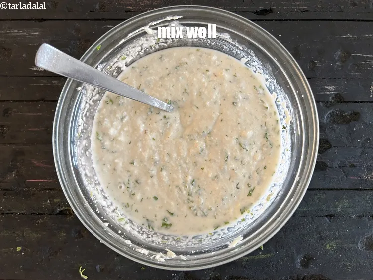 Step 16 – Mix well.