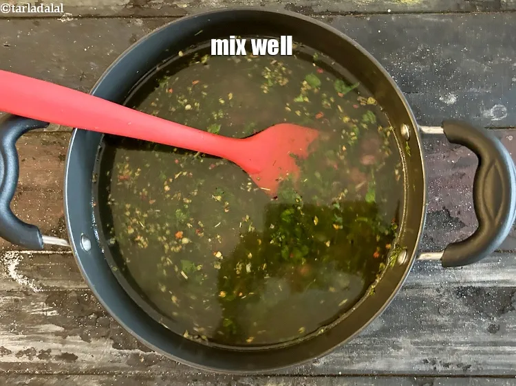 Step 25 – Mix well.