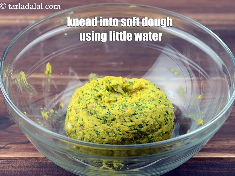 Step 16 – Knead into a soft dough using little water.