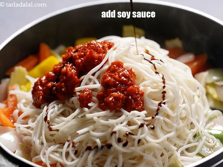 Step 24 – Add 1/2 tsp&nbsp;<a href="https://www.tarladalal.com/glossary-soy-sauce-soya-sauce-864i">soy sauce</a>.&nbsp;