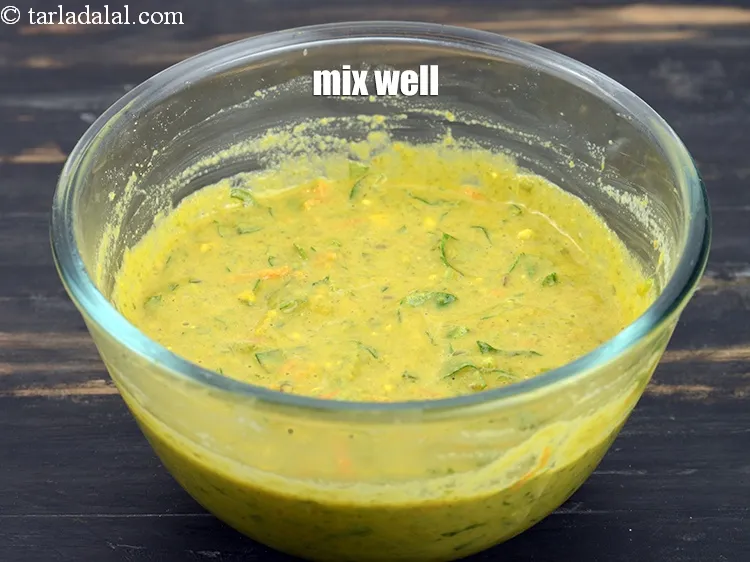 Step 16 – Mix well till no lumps remain.