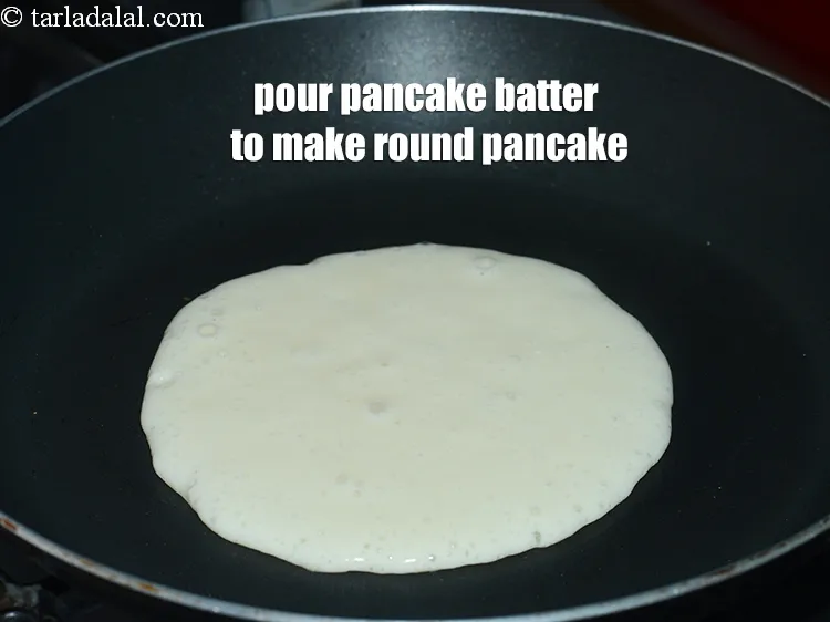 स्टेप 16 – 100 मिमी. (4&amp;rdquo;) व्यास का गोल पैनकेक बनाने के लिए …