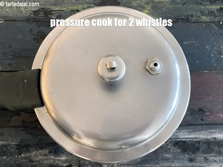 Step 18 – Pressure cook for 2 whistles.
