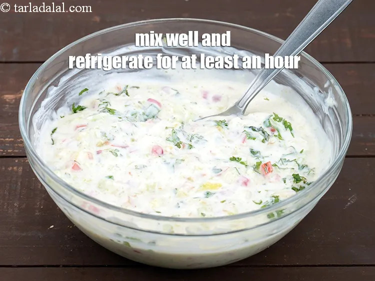 Step 21 – Mix well and refrigerate for at least an hour.