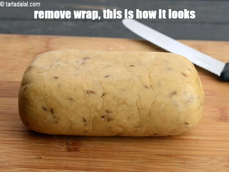 Step 14 – Remove the cling wrap, this is how it looks after refrigerating.