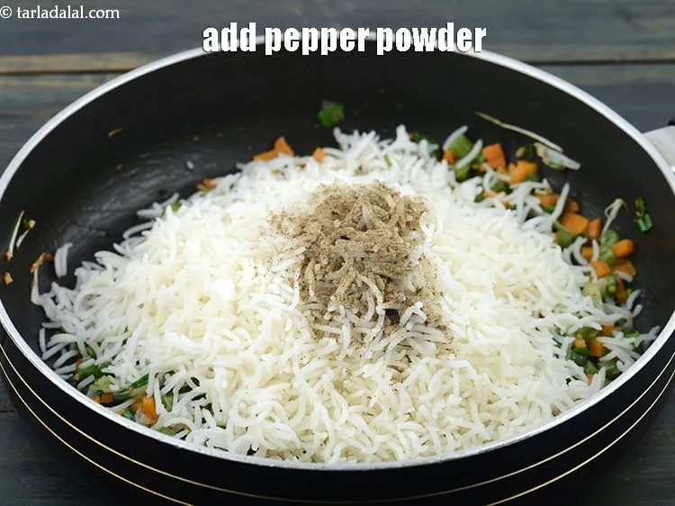 Step 26 – Add the pepper powder.&nbsp;