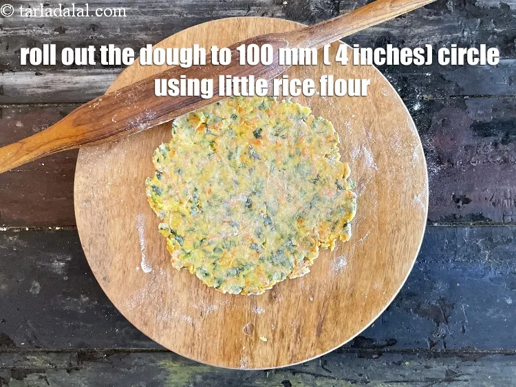 Step 16 – <p>Roll out a portion of the dough into a 100&nbsp;mm. (4") diameter circle using a …