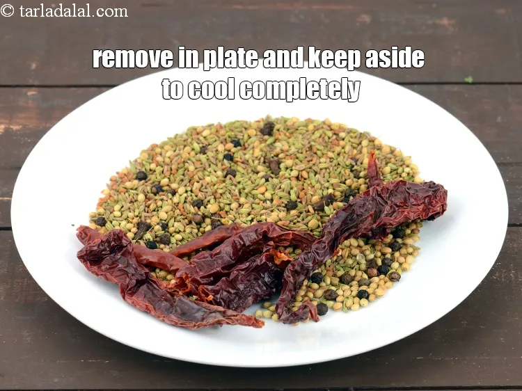 Step 17 – Remove in plate and keep aside to cool completely.