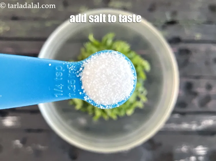 Step 17 – Add salt to taste. We added 1/4&nbsp;tsp salt.