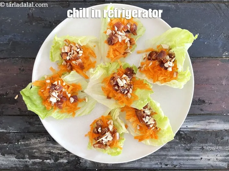 Step 18 – Put <strong>carrot and date salad | date, lettuce and carrot salad | healthy Indian carrot …