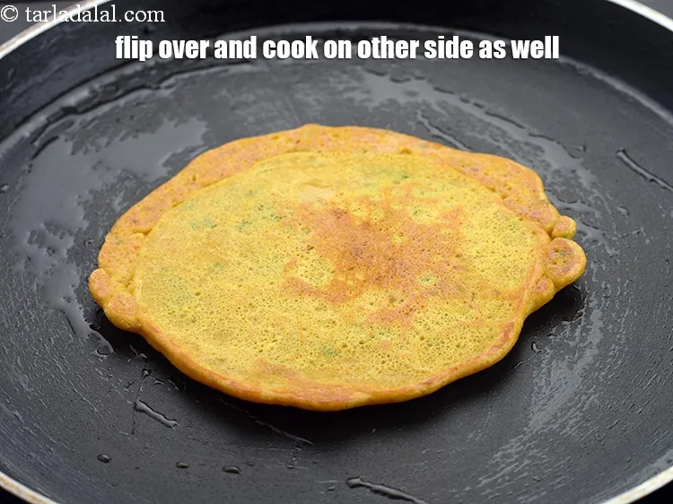 Step 16 – Flip over and cook on the other side as well.