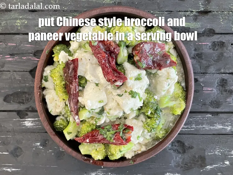 Step 35 – Put <strong>broccoli and paneer in lemon coriander sauce |&nbsp;Chinese style&nbsp;broccoli and paneer vegetable | &nbsp;paneer …