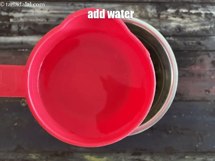 Step 18 – Add 2 1/2 cups of water.