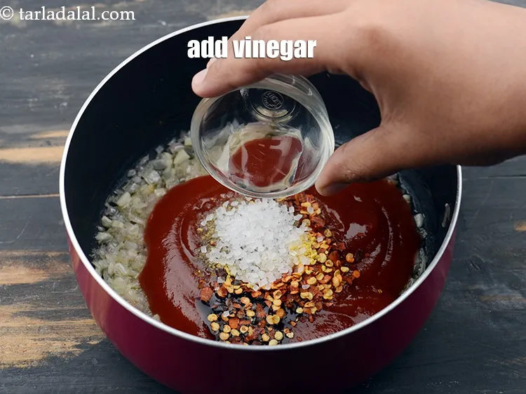 Step 17 – Add 1 tsp vinegar.